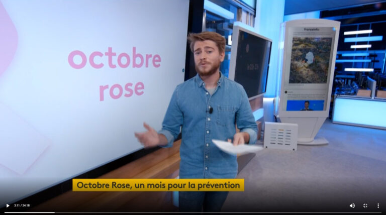Octobre Rose, 1 mois pour la prévention – France Info TV